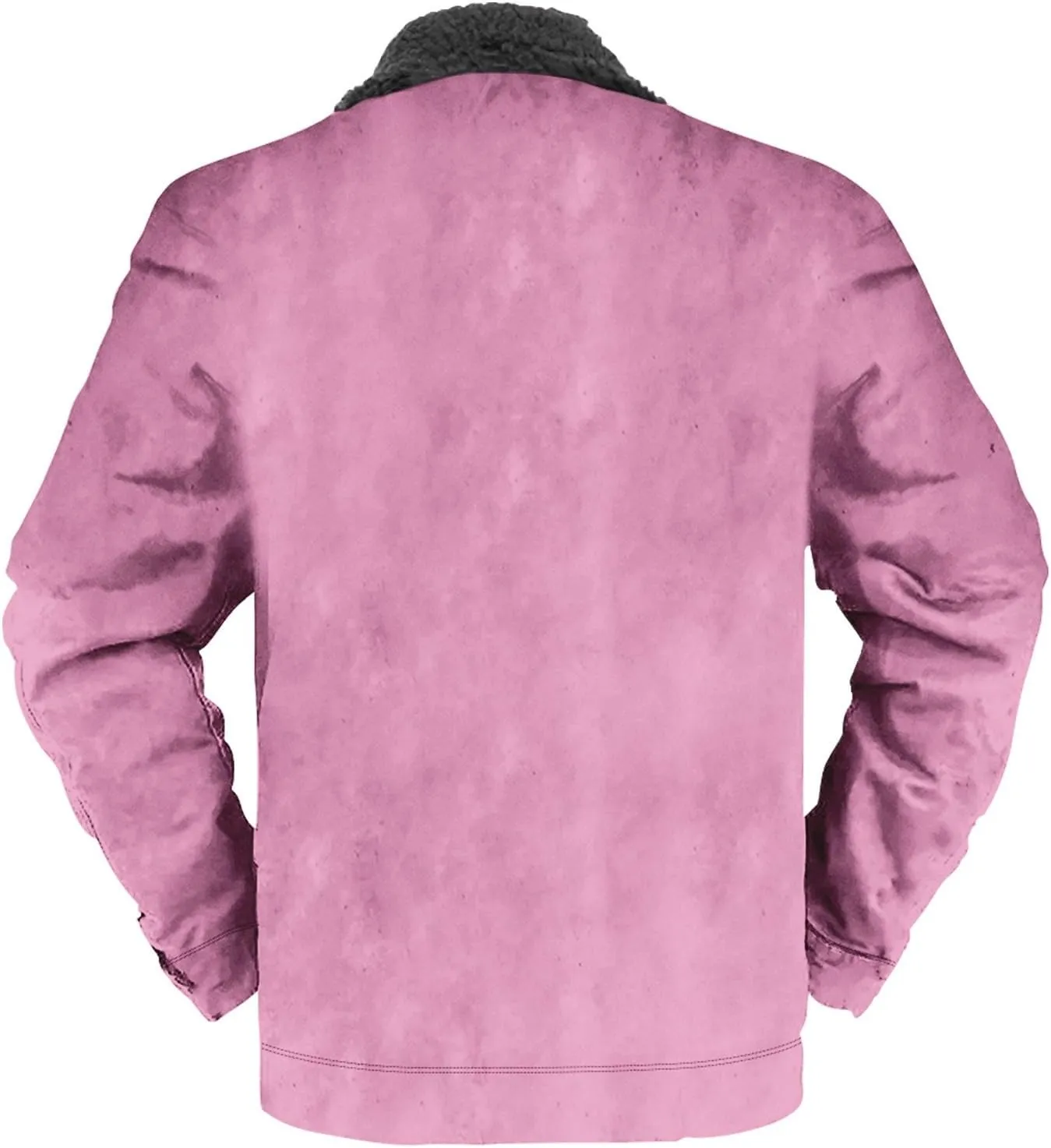 Men's Aztec Western Jackets Cowboy Winter Warm Sherpa Full Zip Fleece Coats Retro Ethnic Vintage Long Sleeve Jacket 2024