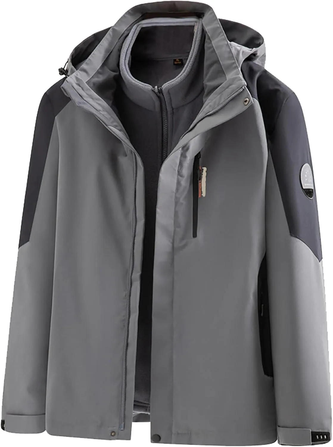 Mens Mountain Waterproof Ski Snow Jacket Winter Windproof Rain Jackets Lightweight Mountain Sport Jackets Outdoor