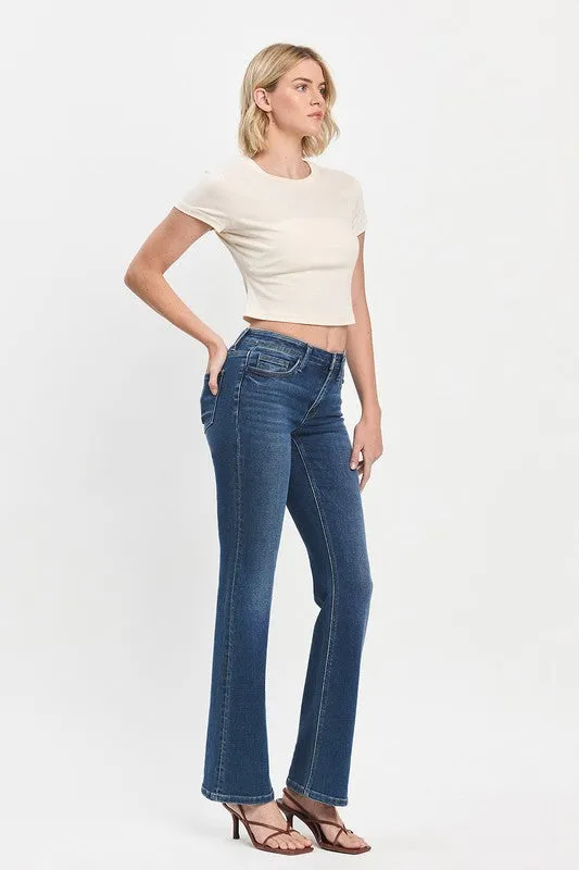 Miranda Relaxed Bootcut Jean (Vervet)