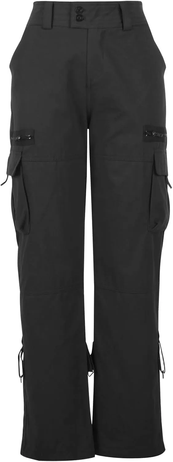 TANGNADE Women's High Rise Straight Leg Y2K Streetwear Cargo Pants Baggy Pants with Pocket Summer Pants for Women 2024