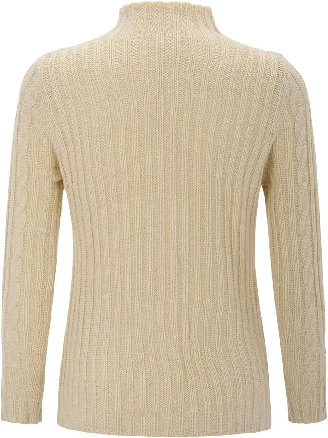 Womens Slim Fit Sexy Sweaters 2024 Winter Cable Knit Light Sweaters for Women Knitted Trendy Turtleneck Solid Warm